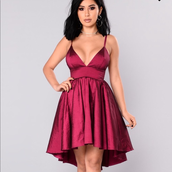 fashion nova high low dress